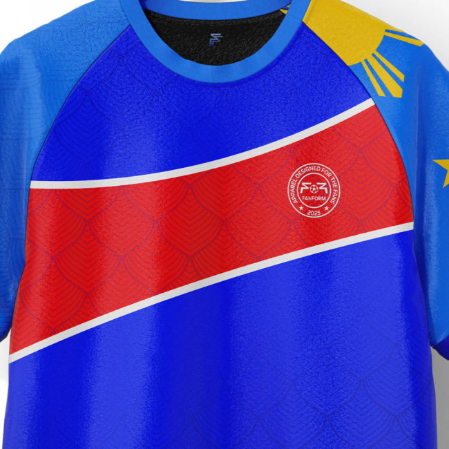 Philippines Azkals Home Supporter Jersey Adult Short Sleeve