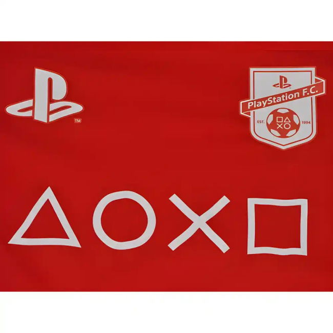 Playstation Tee Red Cotton