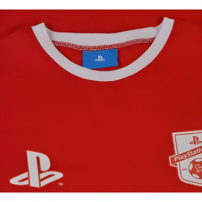 Playstation Tee Red Cotton