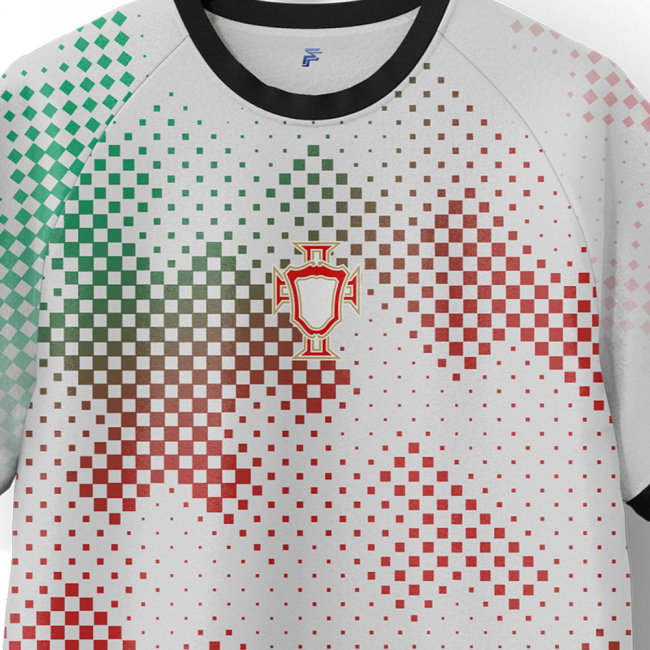 Portugal Lusitanos Away Supporter Jersey Adult Short Sleeve