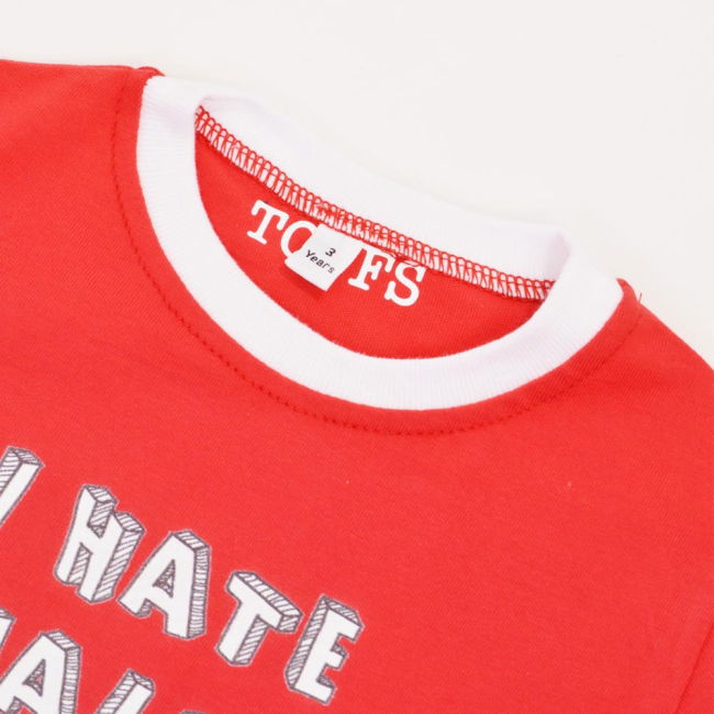 Kids I Hate Penalties Red/White Ringer
