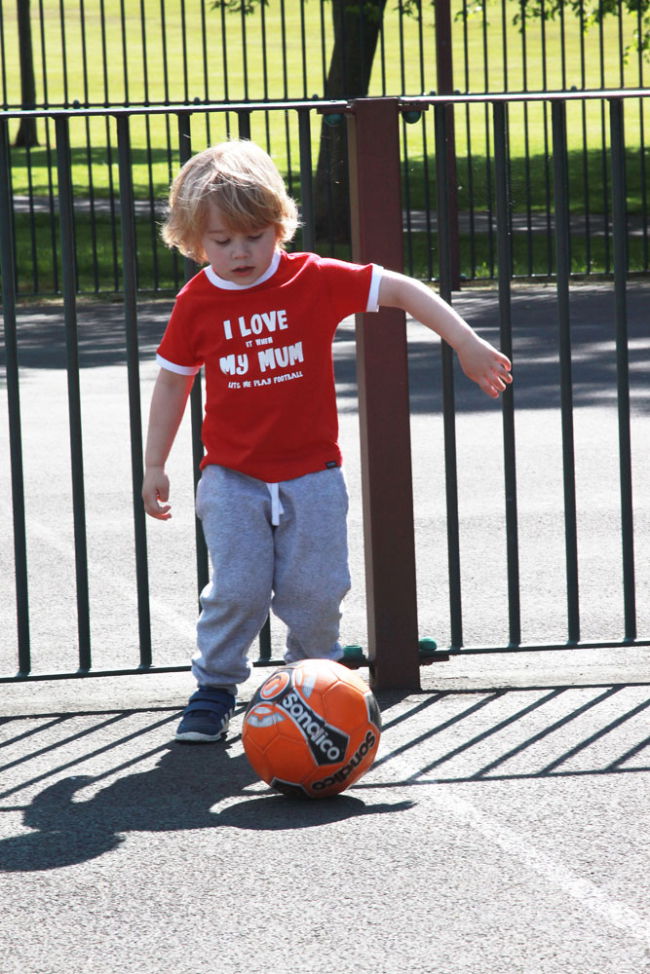 Kids I Love It When Mum - Red/White Ringer
