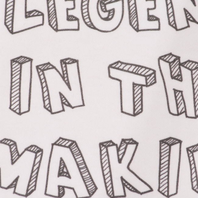 Kids Legend in the Making - White/Black Ringer