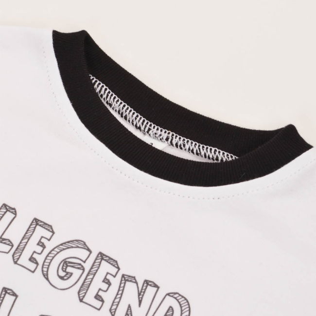 Kids Legend in the Making - White/Black Ringer