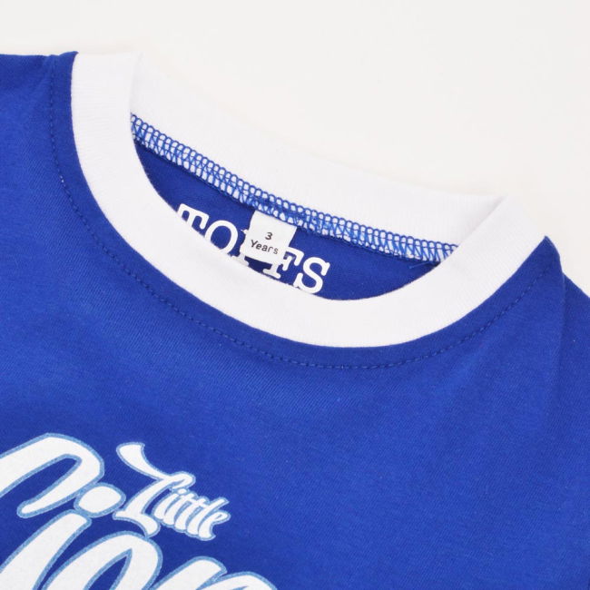 Kids Little Lion - Royal/White Ringer