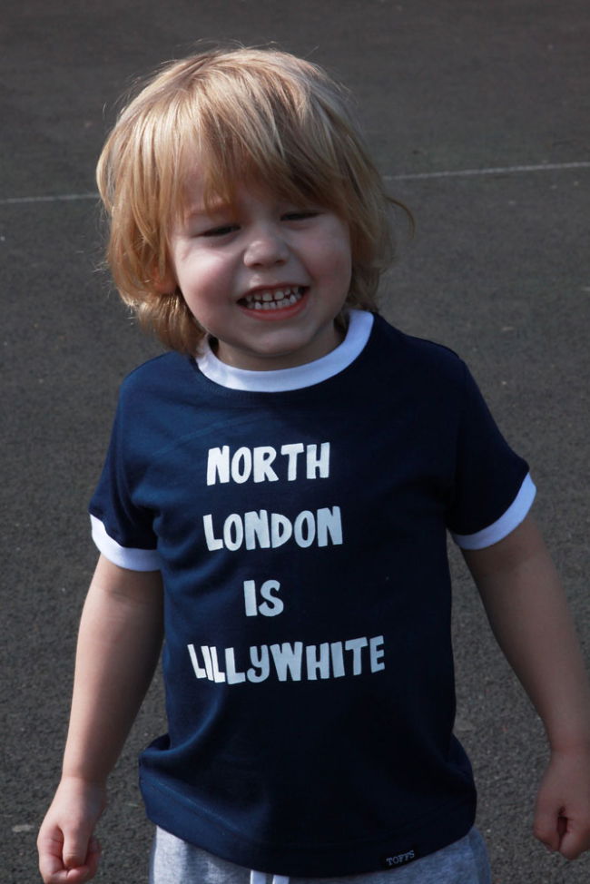 Kids North London - Navy/White Ringer