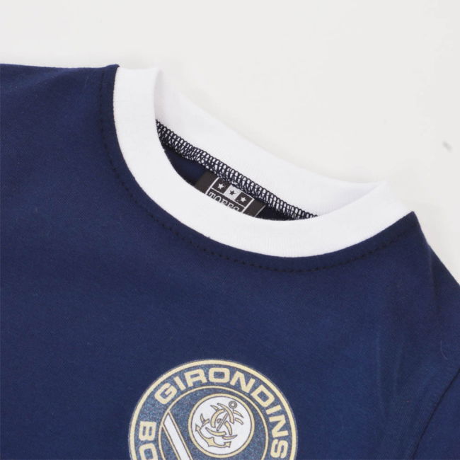 Kids Bordeaux 12th Man - Navy/White Ringer
