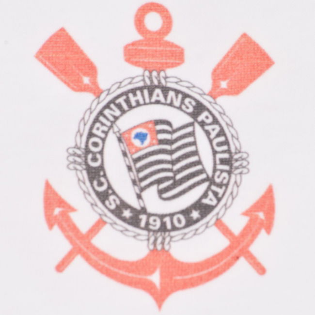 Kids Corinthians Paulista 12th Man- White/Black Ringer