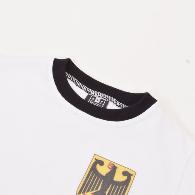 Kids West Germany 12th Man - White/Black Ringer