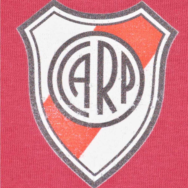 Kids River Plate 12th Man T-Shirt - Maroon/Sky Ringer