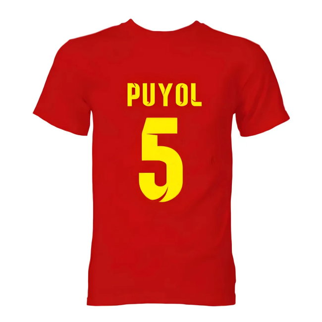Barcelona Carlos Puyol Hero T-Shirt (Red)