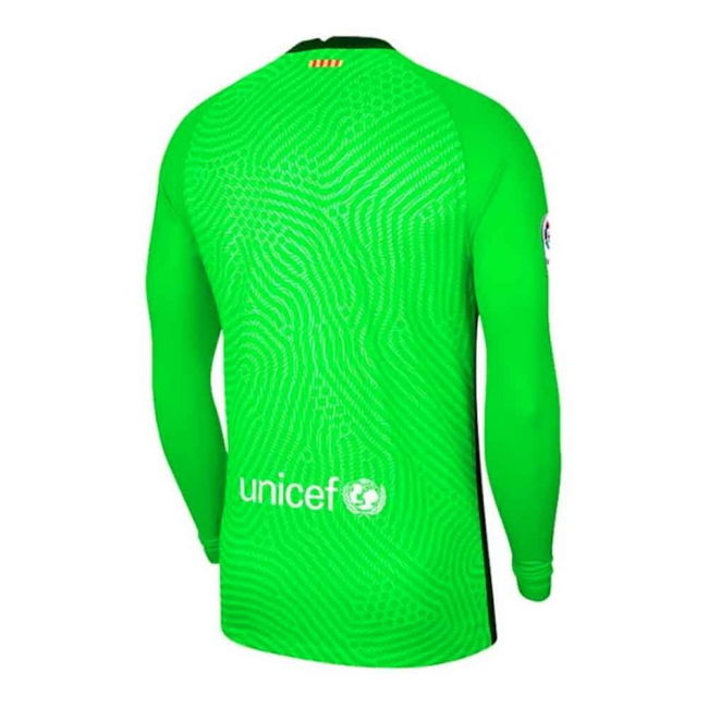 2020-2021 Barcelona Home Goalkeeper Shirt (Green)