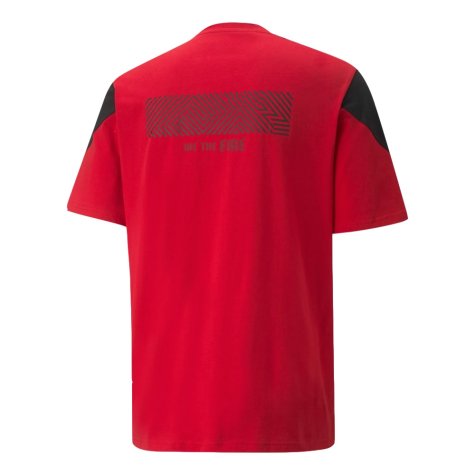 2021-2022 AC Milan FtblCulture Tee (Red)