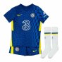 2021-2022 Chelsea Little Boys Home Mini Kit (HAZARD 10)