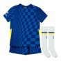 2021-2022 Chelsea Little Boys Home Mini Kit (ZIYECH 22)