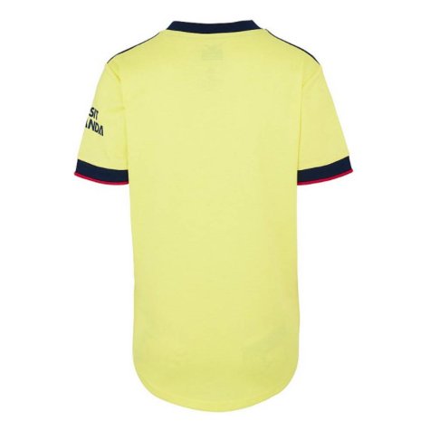 Arsenal 2021-2022 Away Shirt (Ladies) (Your Name)