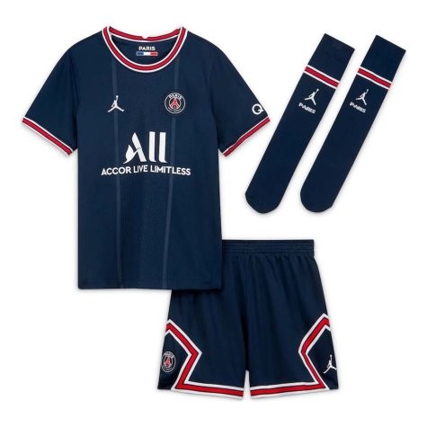PSG 2021-2022 Little Boys Home Kit (L PAREDES 8)