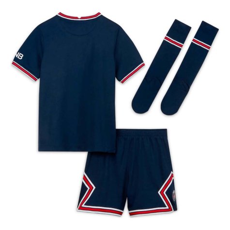 PSG 2021-2022 Little Boys Home Kit (MESSI 30)