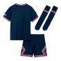 PSG 2021-2022 Little Boys Home Kit (VERRATTI 6)