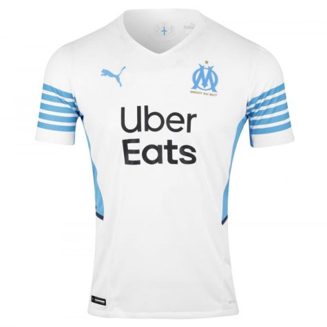 2021-2022 Marseille Authentic Home Shirt (GERMAIN 28)