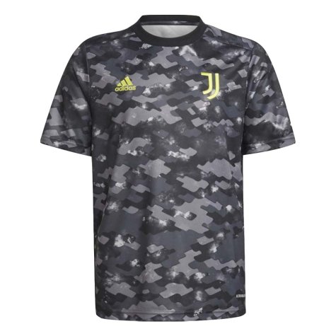 2021-2022 Juventus Pre-Match Training Shirt (Grey) (McKENNIE 14)