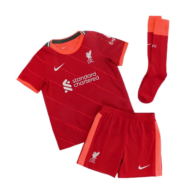Liverpool 2021-2022 Home Little Boys Mini Kit (SUAREZ 7)