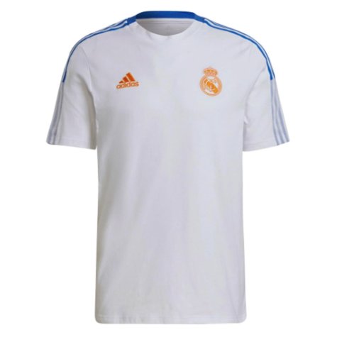 Real Madrid 2021-2022 Training Tee (White) (SERGIO RAMOS 4)