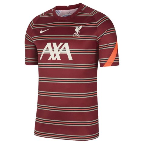 Liverpool 2021-2022 Pre-Match Training Shirt (Red) (TORRES 9)