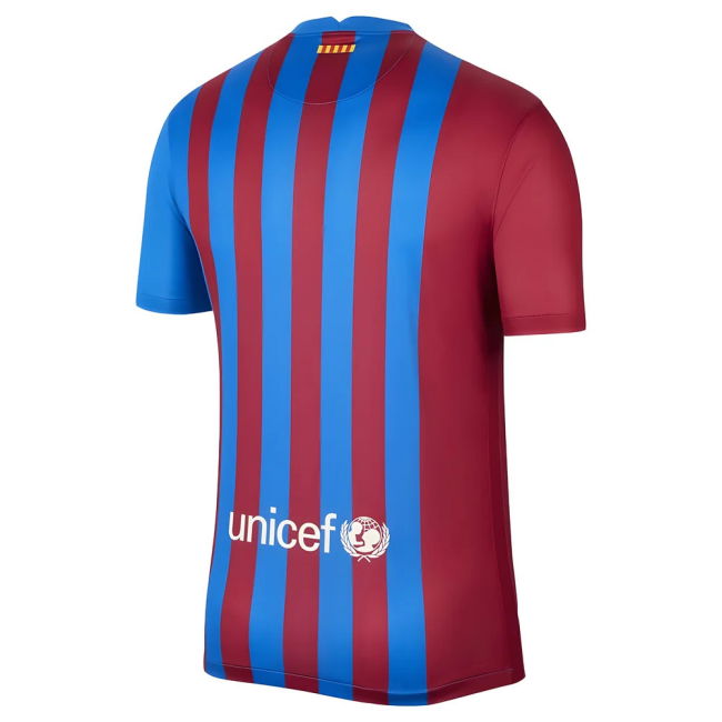 2021-2022 Barcelona Home Shirt (L DE JONG 17)
