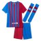 2021-2022 Barcelona Little Boys Home Kit (MESSI 10)