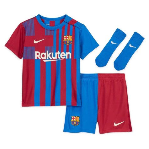2021-2022 Barcelona Infants Home Kit (Your Name)