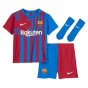 2021-2022 Barcelona Infants Home Kit (JORDI ALBA 18)