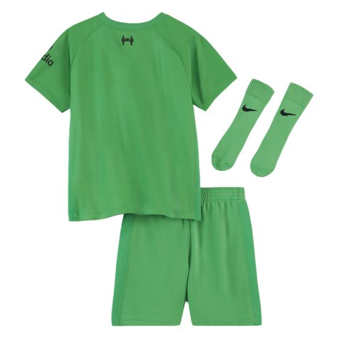 2021-2022 Liverpool Goalkeeper Baby Kit (Green) (Dudek 1)