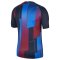 2021-2022 Barcelona Pre-Match Training Shirt (Blue) (MESSI 10)