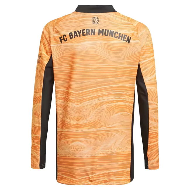 2021-2022 Bayern Munich Home Goalkeeper Shirt (Orange) (KAHN 1)