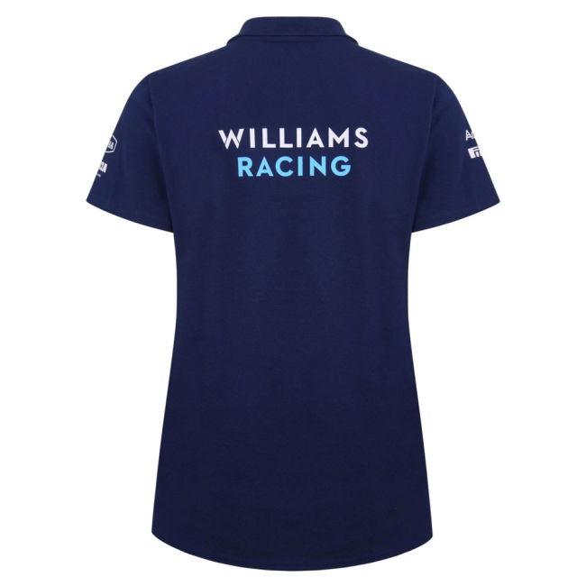 2021 Williams Racing Media Polo Shirt (Womens) - Navy