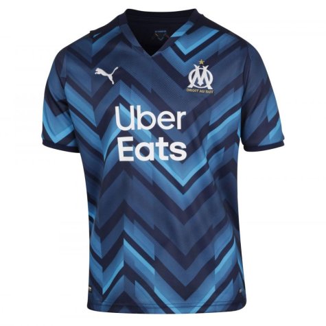 2021-2022 Marseille Away Shirt (Kids) (SALIBA 2)