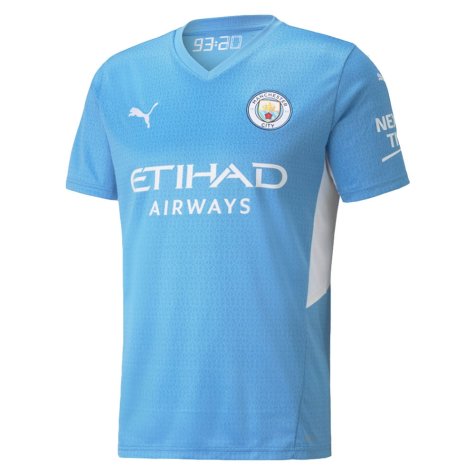 2021-2022 Man City Home Shirt (KOMPANY 4)
