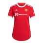 Man Utd 2021-2022 Home Shirt (Ladies) (VAN DE BEEK 34)