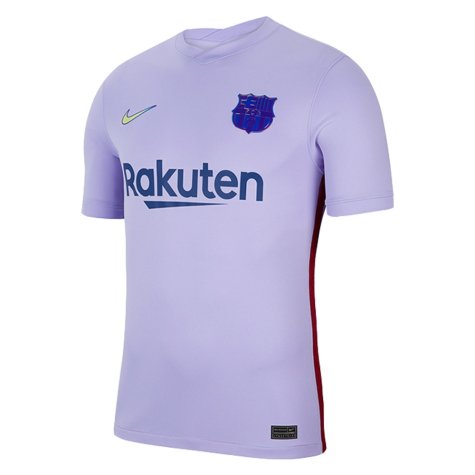 2021-2022 Barcelona Away Shirt (Kids) (MESSI 10)