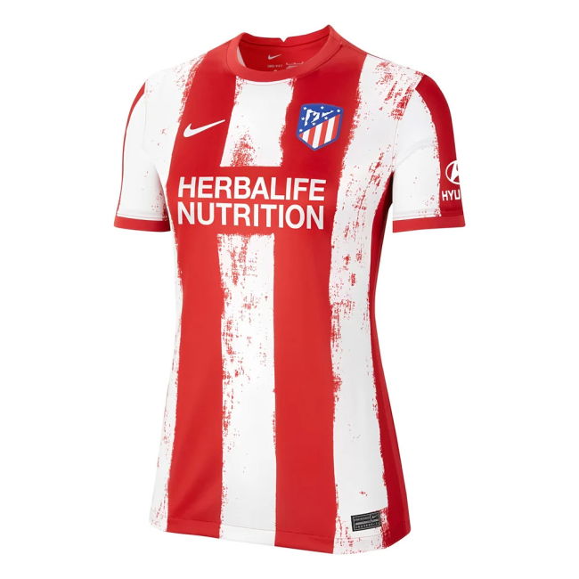 2021-2022 Atletico Madrid Womens Home Shirt (Your Name)