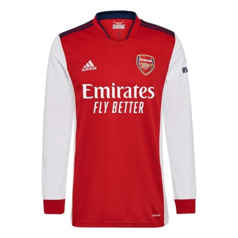 Arsenal 2021-2022 Long Sleeve Home Shirt (WENGER 49)