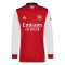 Arsenal 2021-2022 Long Sleeve Home Shirt (XHAKA 34)