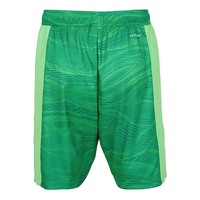 Arsenal 2021-2022 Home Goalkeeper Shorts (Solar Lime) - Kids