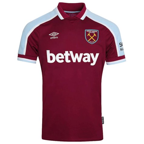 2021-2022 West Ham Home Shirt (MOORE 6)