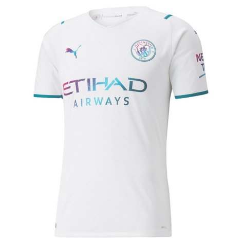 2021-2022 Man City Authentic Away Shirt (DUNNE 22)