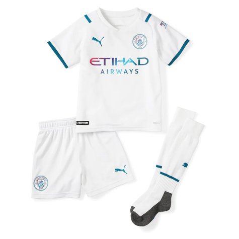 2021-2022 Man City Away Mini Kit (LAPORTE 14)