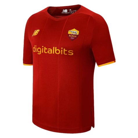 2021-2022 AS Roma Home Shirt (DZEKO 9)