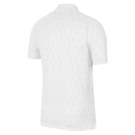 PSG 2021-2022 Authentic Slim Polo Shirt (White)