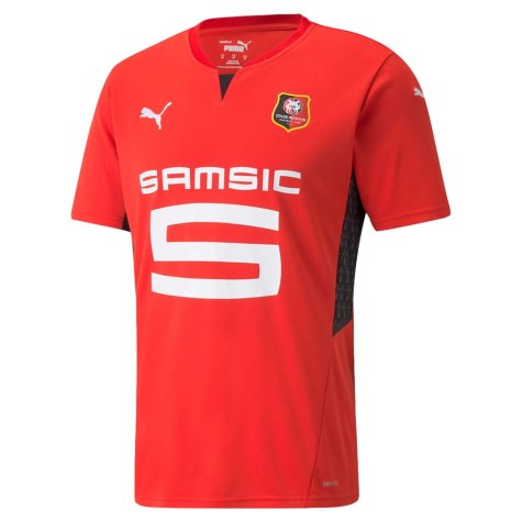 2021-2022 Stade Rennais Home Shirt (Your Name)
